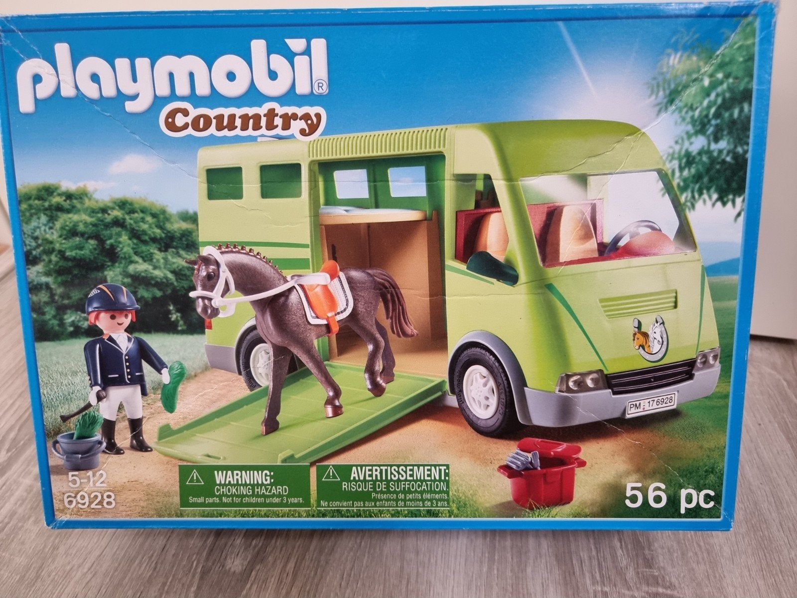 Playmobil Country 6928 Paardenvrachtwagen, Ophalen, Complete set, Voertuig, Zo goed als nieuw
