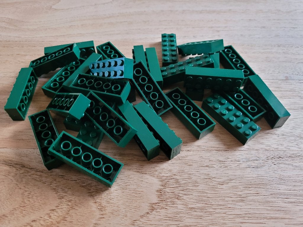 Partij N801=25x Nieuwe Lego stenen 2x6 (Meerdere setjes), Lego, Lego, Lego, Nieuw