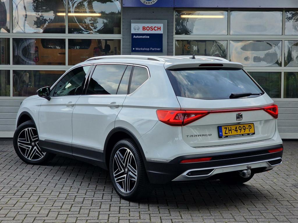Seat Tarraco 1.5 TSI Xcellence|Trekhaak|Carplay|Digi-dash|AC, Auto's, Seat, Voorwielaandrijving, 15 km/l, 4 cilinders, Wit