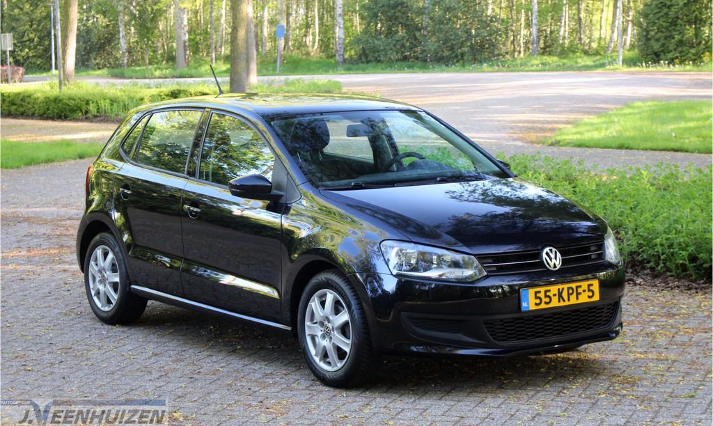 Volkswagen Polo 1.4-16V Comfortline 2010 Cruise (bj 2010), Voorwielaandrijving, 4 cilinders, Zwart, Origineel Nederlands