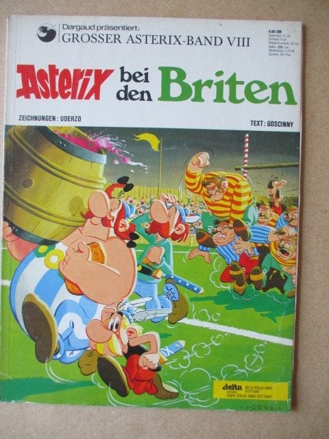 ad000337 asterix bei den britten duits, Eén stripboek, Ophalen, Gelezen