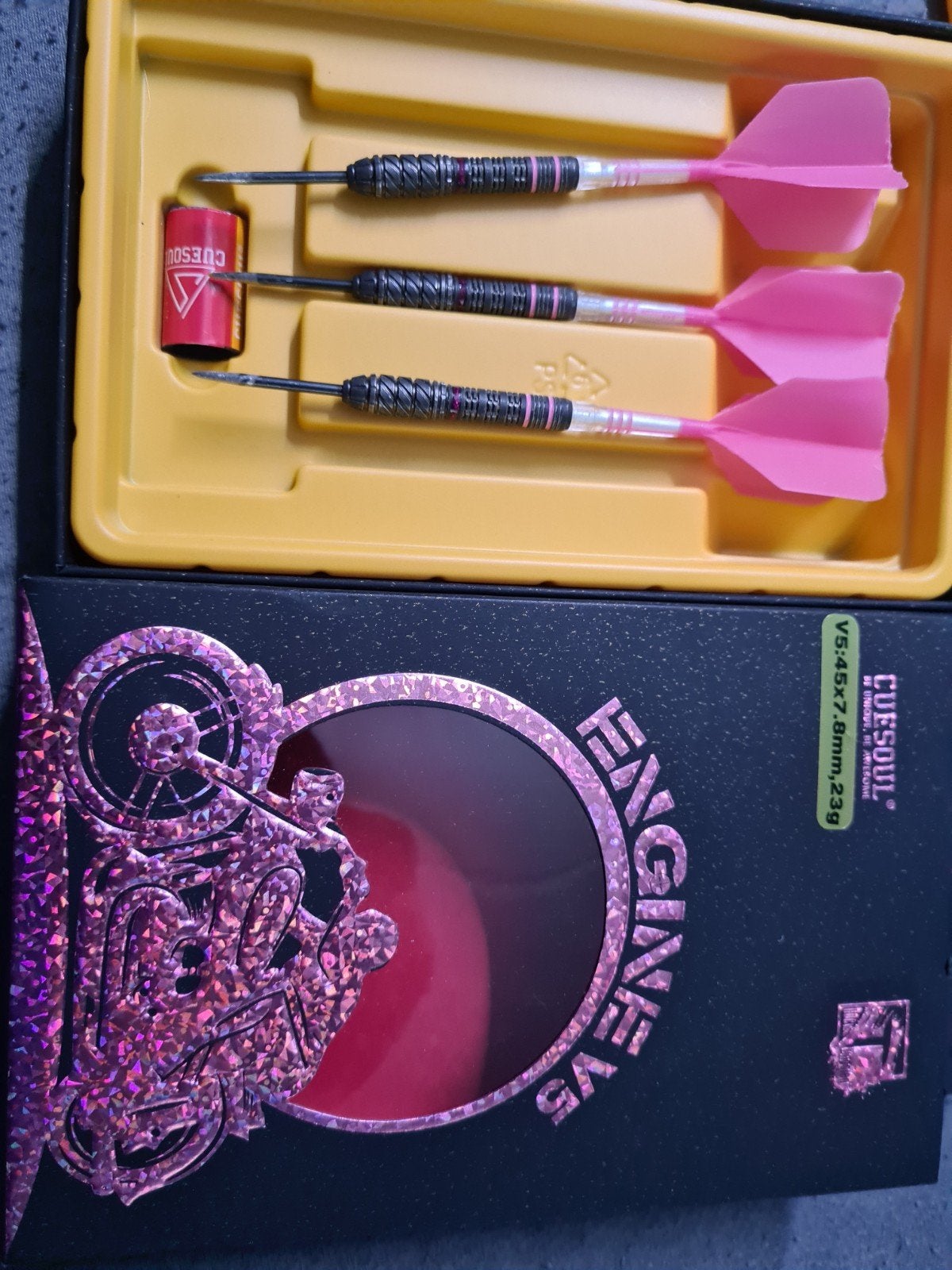 cuesoul darts engine v5 23gram, Ophalen of Verzenden, Zo goed als nieuw, Pijlen