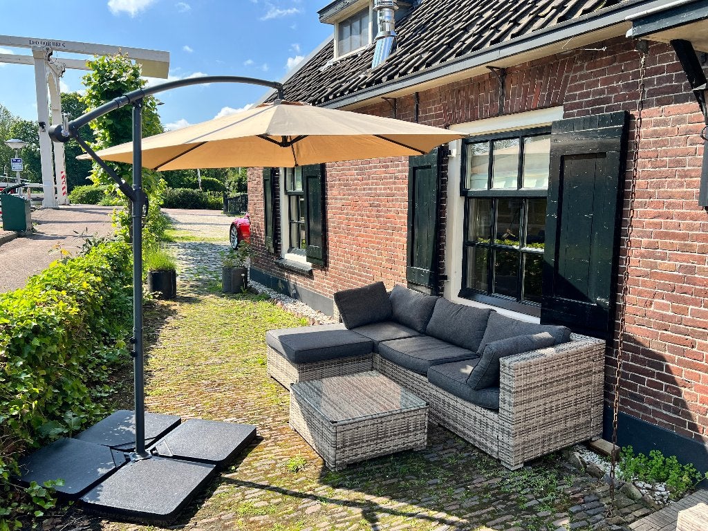 Zo goed als nieuwe wicker lounge set, Ophalen, 5 zitplaatsen, Zo goed als nieuw, Loungeset