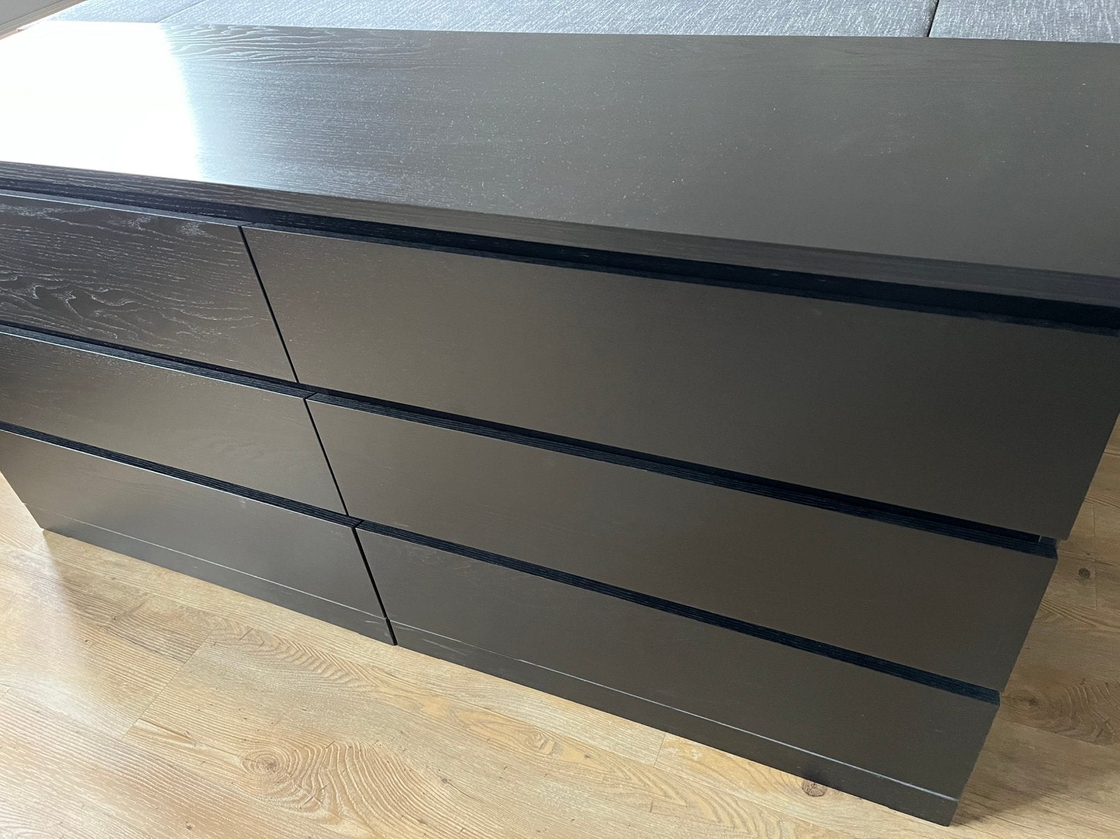 Malm ladekast 6 laden, Ophalen, 5 laden of meer, 150 tot 200 cm, Zo goed als nieuw