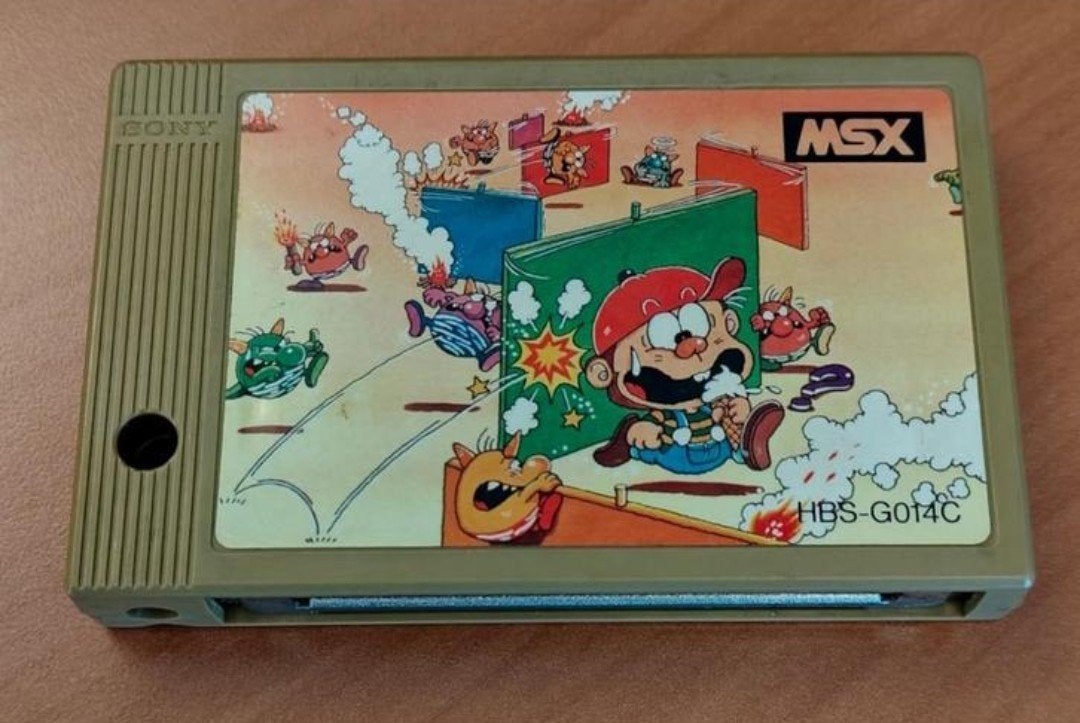 MSX Game: Dorodon van Sony - Klassieke Actie/Platform, Computers en Software, Ophalen of Verzenden, MSX