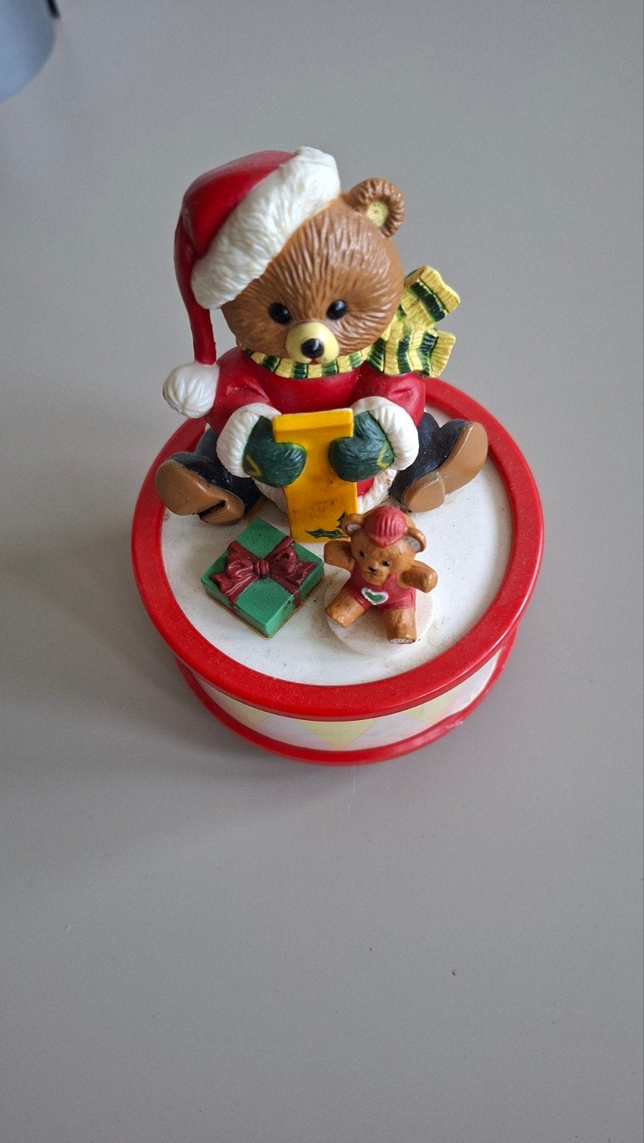 vintage kerst muziekdoosje in perfecte staat, Verzamelen, Ophalen of Verzenden, Gebruikt, Overige typen, Overige merken