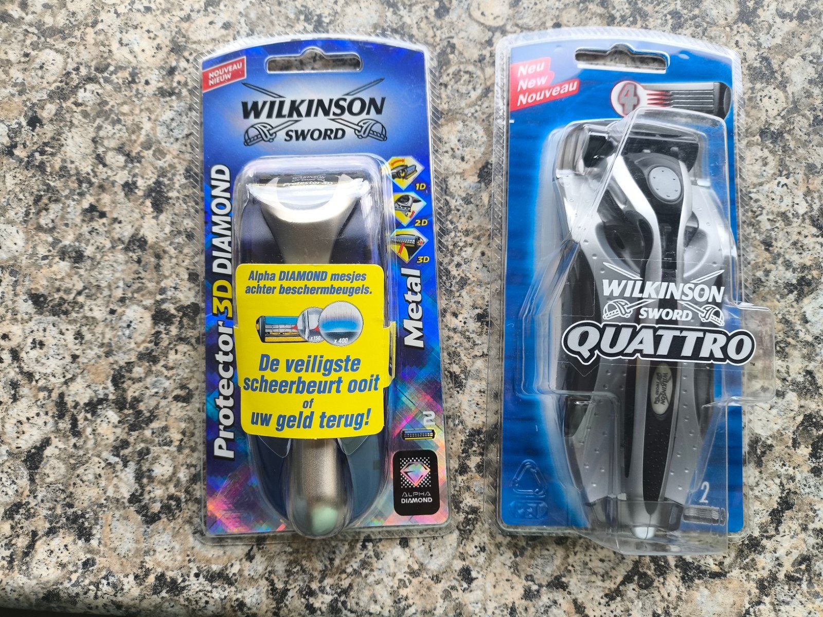 2x Wilkinson Sword scheermesjes ongeopend + extra mesjes, Ophalen of Verzenden, Nieuw, Scheren en Epileren