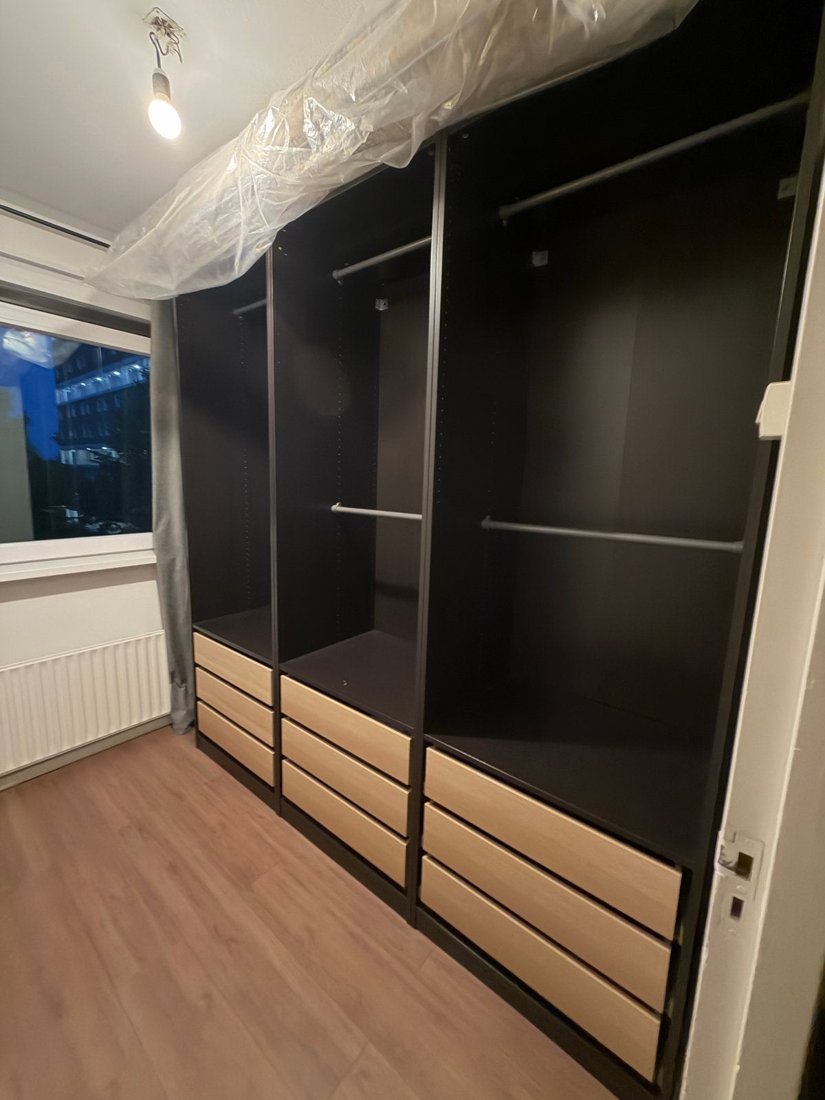 IKEA Pax kast donkerbruin, 236x100 cm, Ophalen, 200 cm of meer, 50 tot 100 cm, Zo goed als nieuw