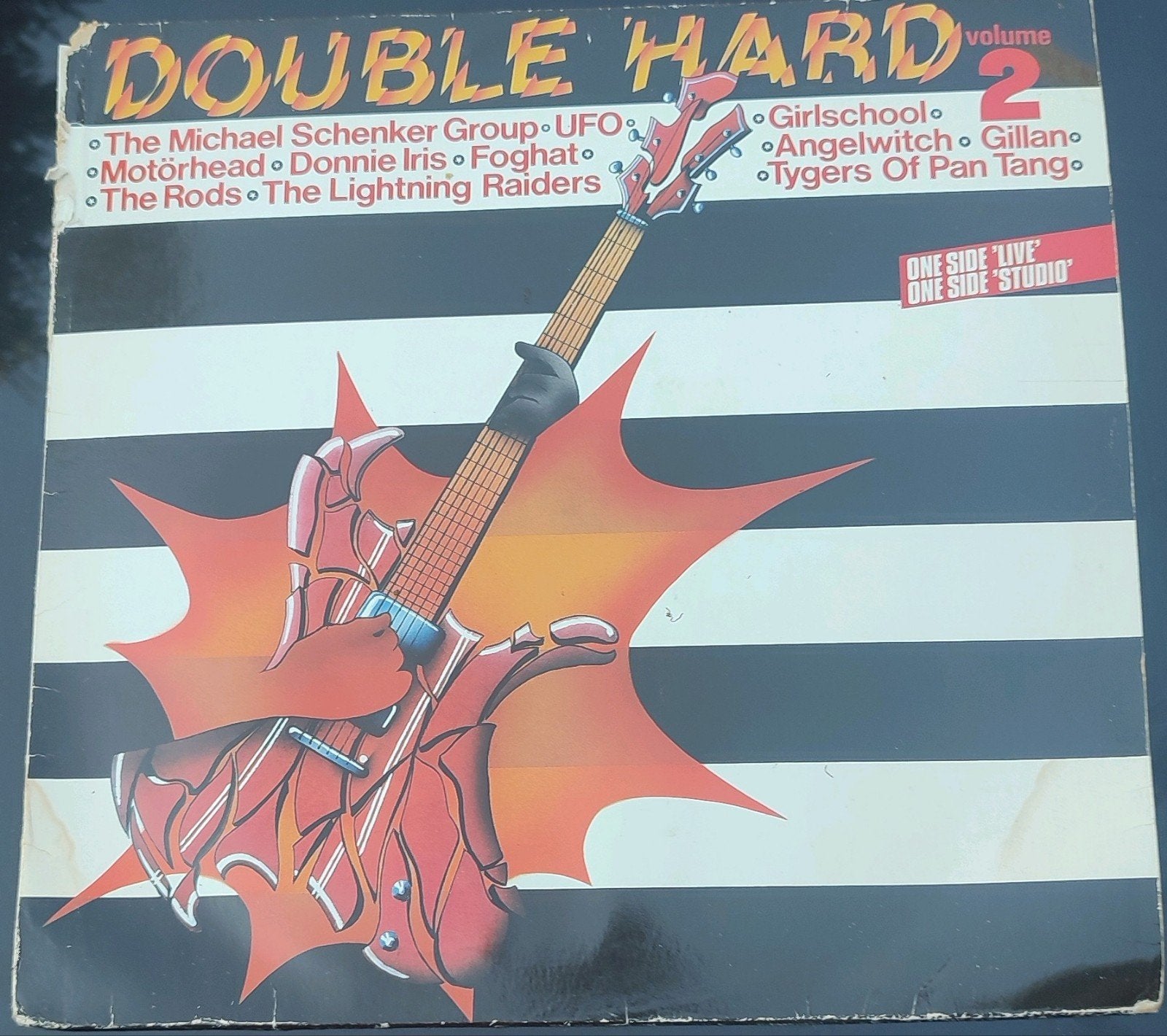 Double Hard Volume 2 LP - Diverse Artiesten Rock, LP, Gebruikt, Hard Rock, Ophalen of Verzenden