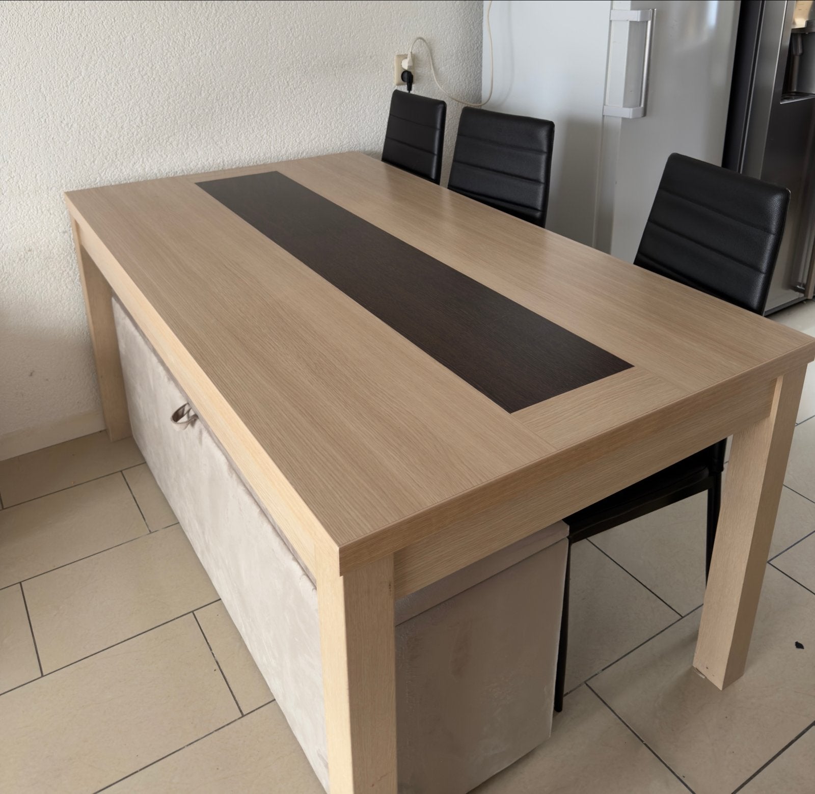 Eettafel, Ophalen, Gebruikt, 50 tot 100 cm, 150 tot 200 cm