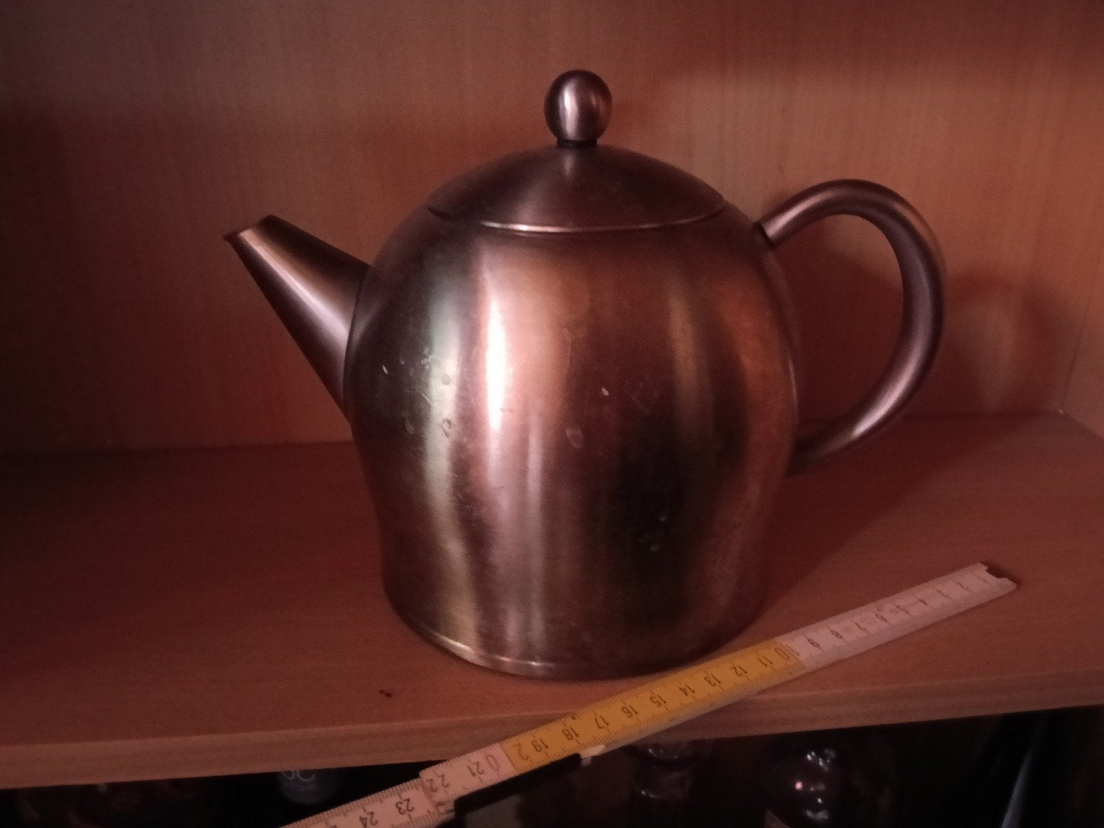 dubbelwandige theepot, Ophalen