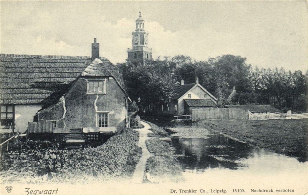 Zegwaart - dorpsgezicht - ongelopen, Verzenden, Voor 1920, Ongelopen, Noord-Brabant