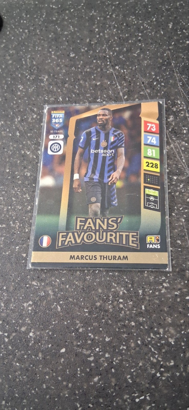 FIFA 365 Fans' Favourite Marcus Thuram Spelerskaart, Ophalen of Verzenden, Zo goed als nieuw, Buitenlandse clubs, Spelerskaart