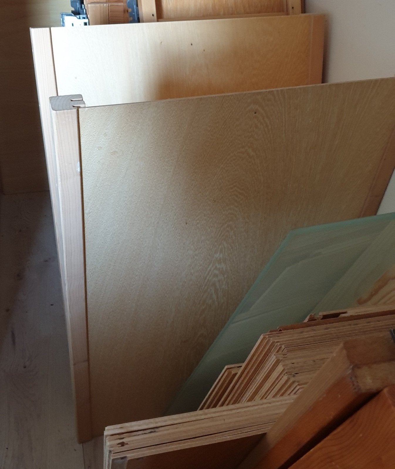 Lundia gesloten eindzijstuk 108x60 blank gelakt in nette, Huis en Inrichting, Ophalen, Gebruikt