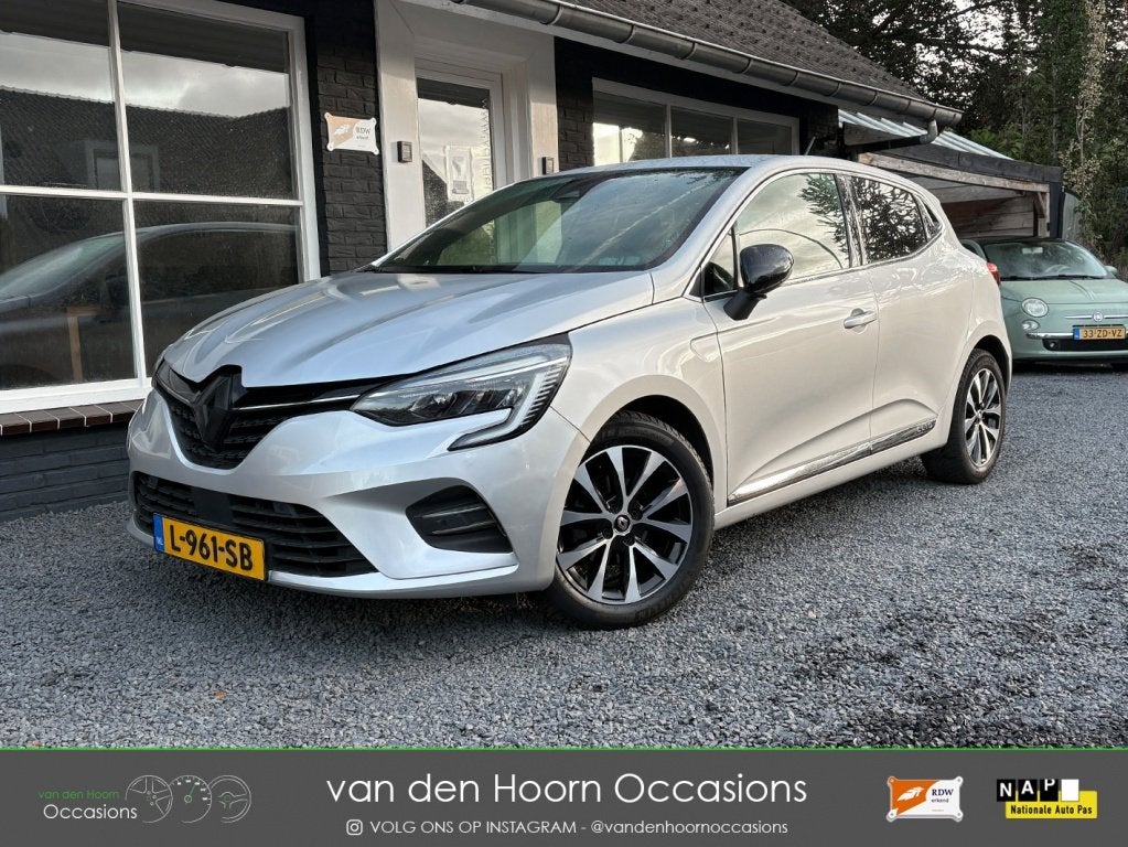 Renault Clio 1.0 NAVI | CLIMA | CRUISE | CAMERA | HALF-LEER, 101 pk, Gebruikt, Euro 6, 580 kg