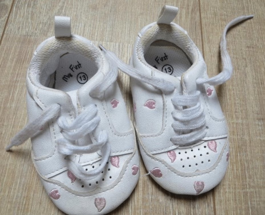 Babyschoentjes maat 18-19, Ophalen, Meisje, Gebruikt, Schoentjes