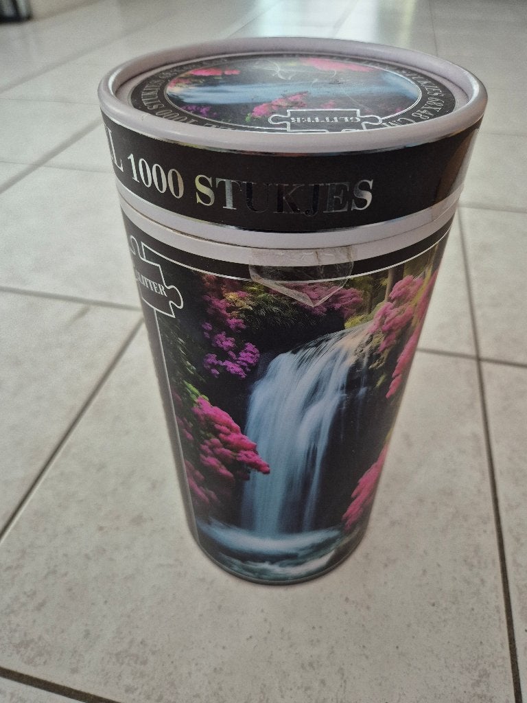 Puzzel waterval – 1000 stukjes, Ophalen of Verzenden, 500 t/m 1500 stukjes, Zo goed als nieuw
