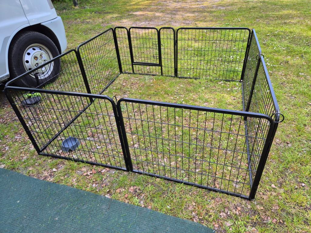 Hondenren Feandrea met 8 panelen en deur, Ophalen, 110 cm of meer, Minder dan 65 cm