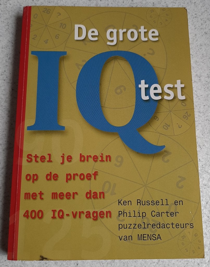 De grote IQ test - Ken Russell en Philip Carter, Ophalen, Zo goed als nieuw