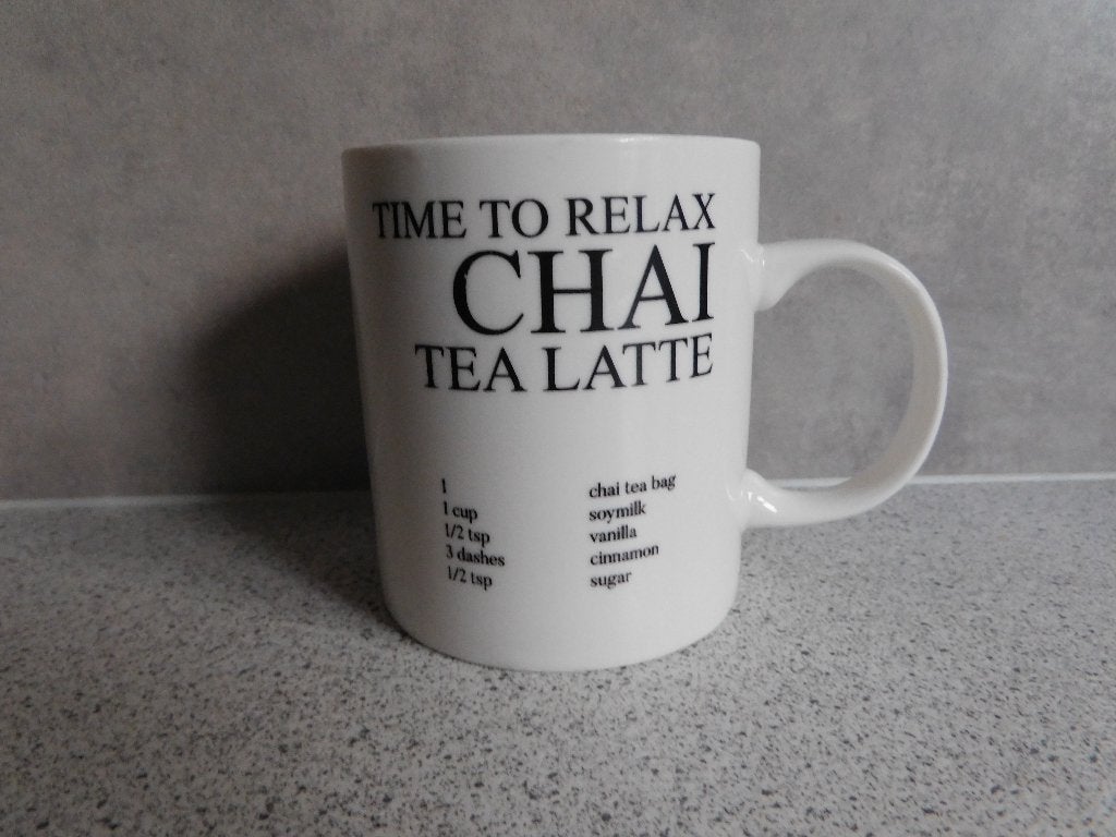 Mok Chai Tea Latte Time to Relax, Overige merken, Zo goed als nieuw, Overige stijlen, Aardewerk