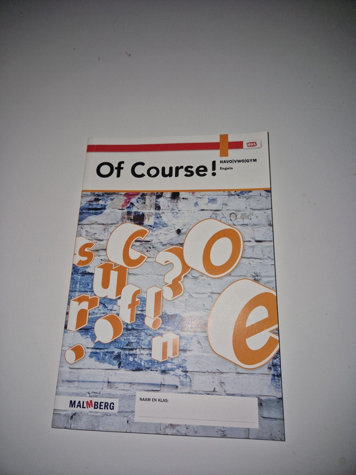 Of Course! HAVO/VWO/GYM Engels Malmberg, Ophalen of Verzenden