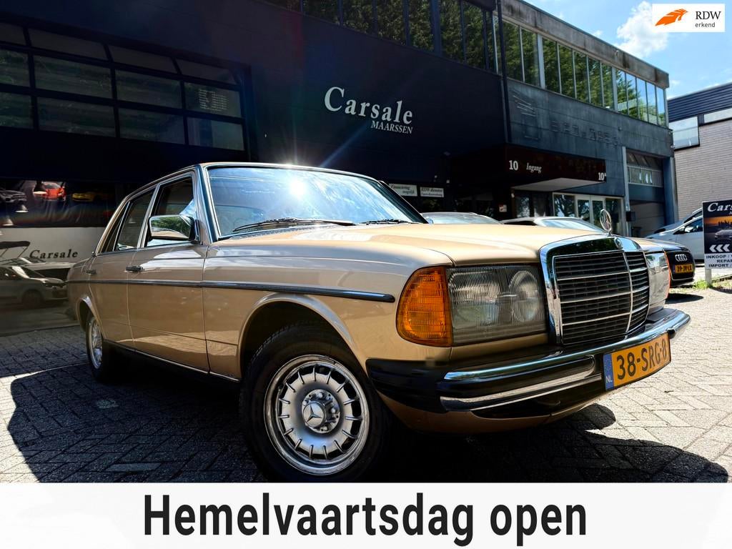 Mercedes-Benz W123 200 belasting vrij Apk tot 2028 KEURIG ST, Auto's, Achterwielaandrijving, Bruin, Open dak, Mercedes-Benz