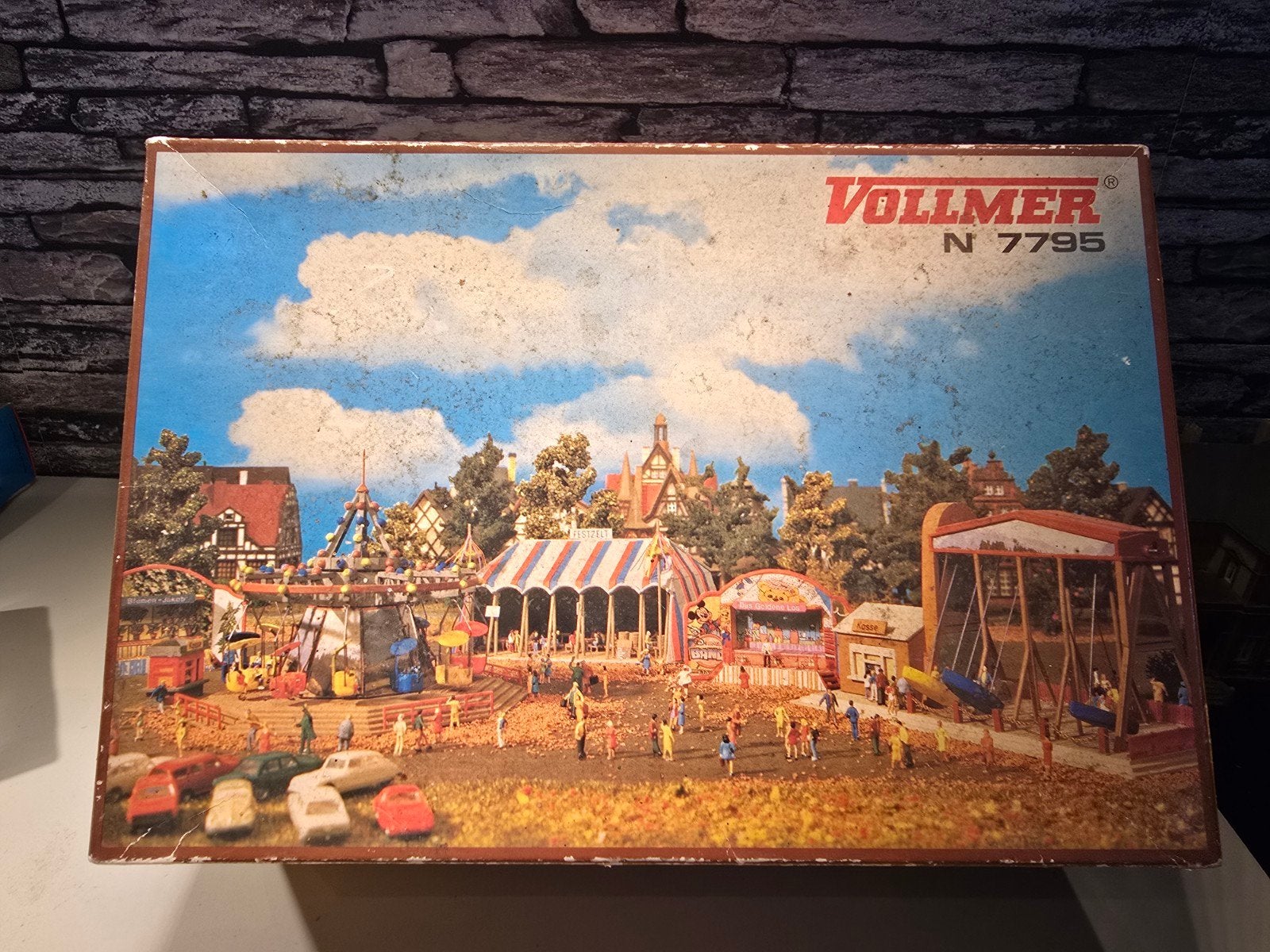vollmer kermis dorpskermis N spoor trein 1:160, Overige merken, Gelijkstroom of Wisselstroom, Brug, Tunnel of Gebouw, Nieuw