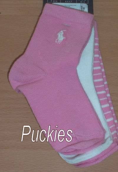 Ralph Lauren meisjes sokken roze/wit maat 18-24 months, Kinderen en Baby's, Babykleding | Maat 86, Overige typen, Meisje, Nieuw