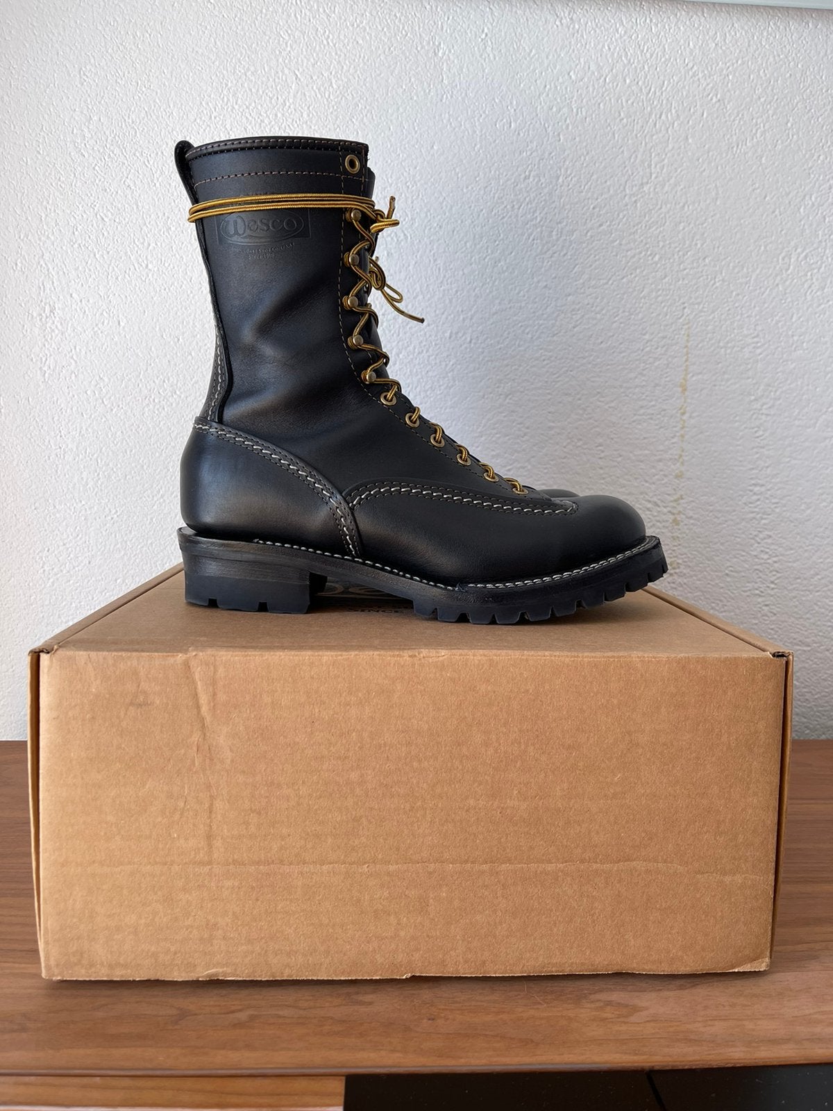 Wesco Jobmaster boots black engineer logger red wing viberg, Verzenden, Zwart, Wesco, Boots