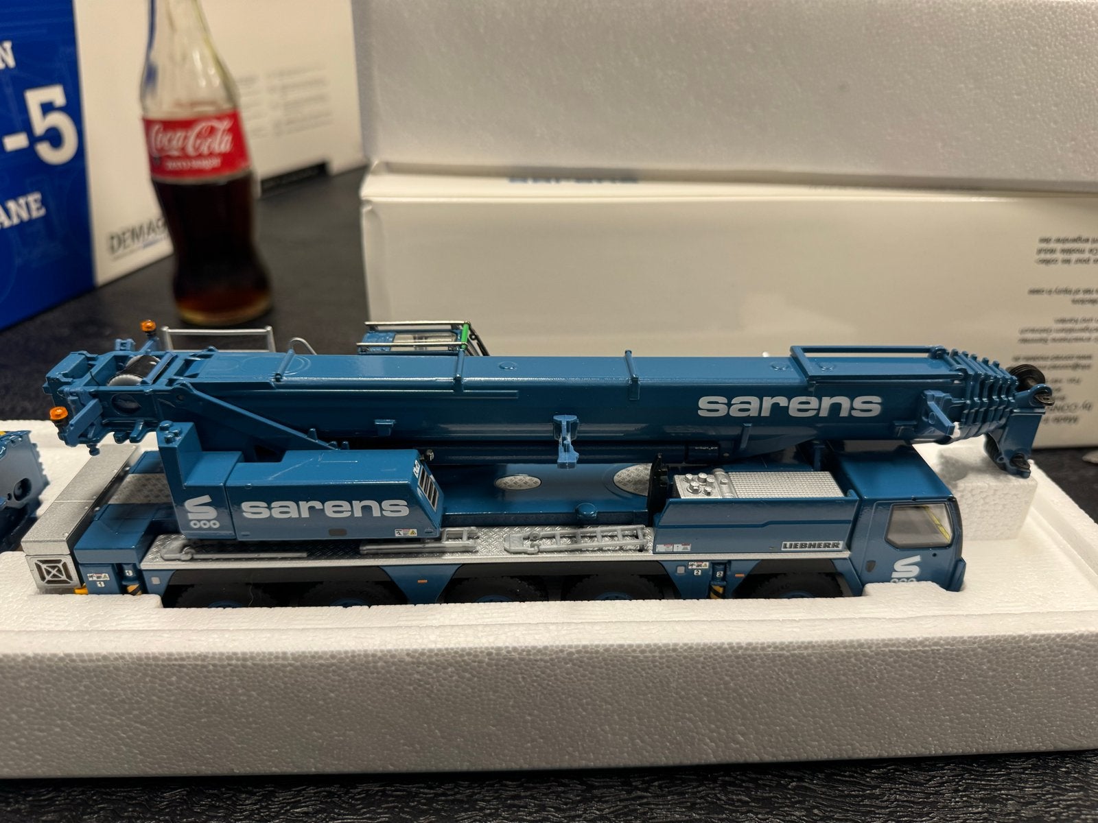 Conrad Sarens Liebherr LTM 1110-5.1 Kraanmodel  nieuw 1:50, Ophalen, Nieuw, Hijskraan, Tractor of Landbouw, Conrad
