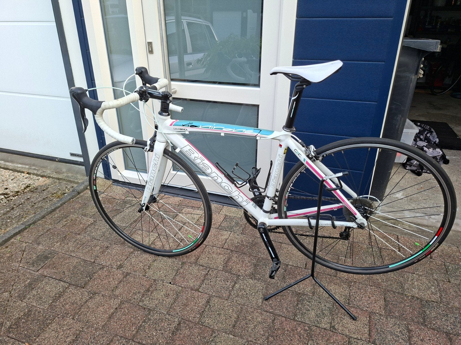 Bianchi racefiets - Dames - gebruikt, Velgrem, Aluminium, Dames, Meer dan 20 versnellingen