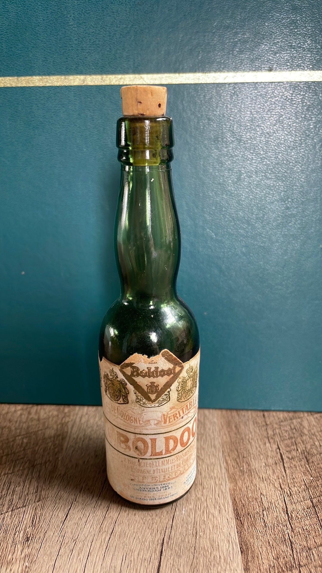Oud  Boldoot Eau de Cologne flesje jaren ‘20, Verzenden, Gebruikt