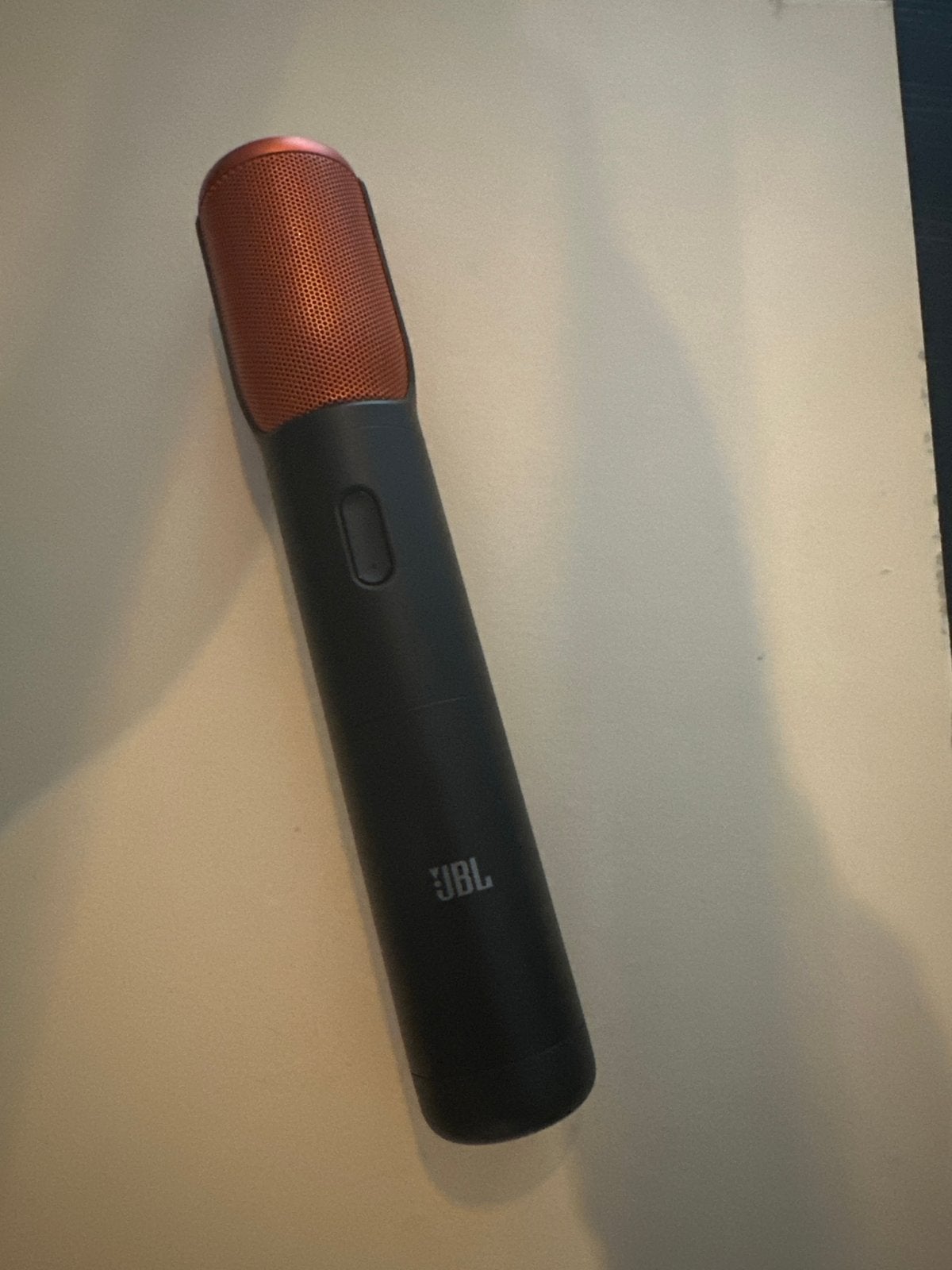 JBL Draadloze Microfoon - Zwart/Oranje, Ophalen of Verzenden, Zo goed als nieuw, Zangmicrofoon, Draadloos