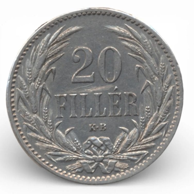 Oostenrijk-Hongarije (H) 20 Filler 1894 (Zeer fraai+), Ophalen of Verzenden, Oostenrijk, Losse munt