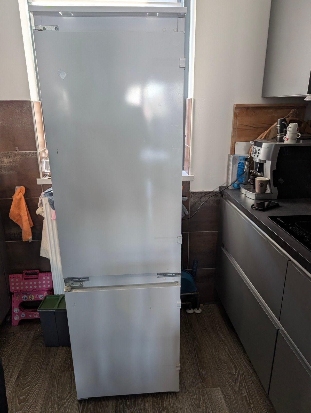 Indesit B18A1D/I1 inbouw koel-vriescombinatie 178cm nis, Ophalen, 200 liter of meer, Met aparte vriezer, 160 cm of meer