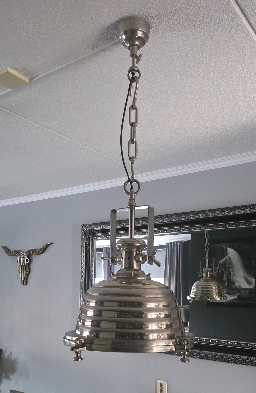 Industriële/patrijspoort lampen, Ophalen