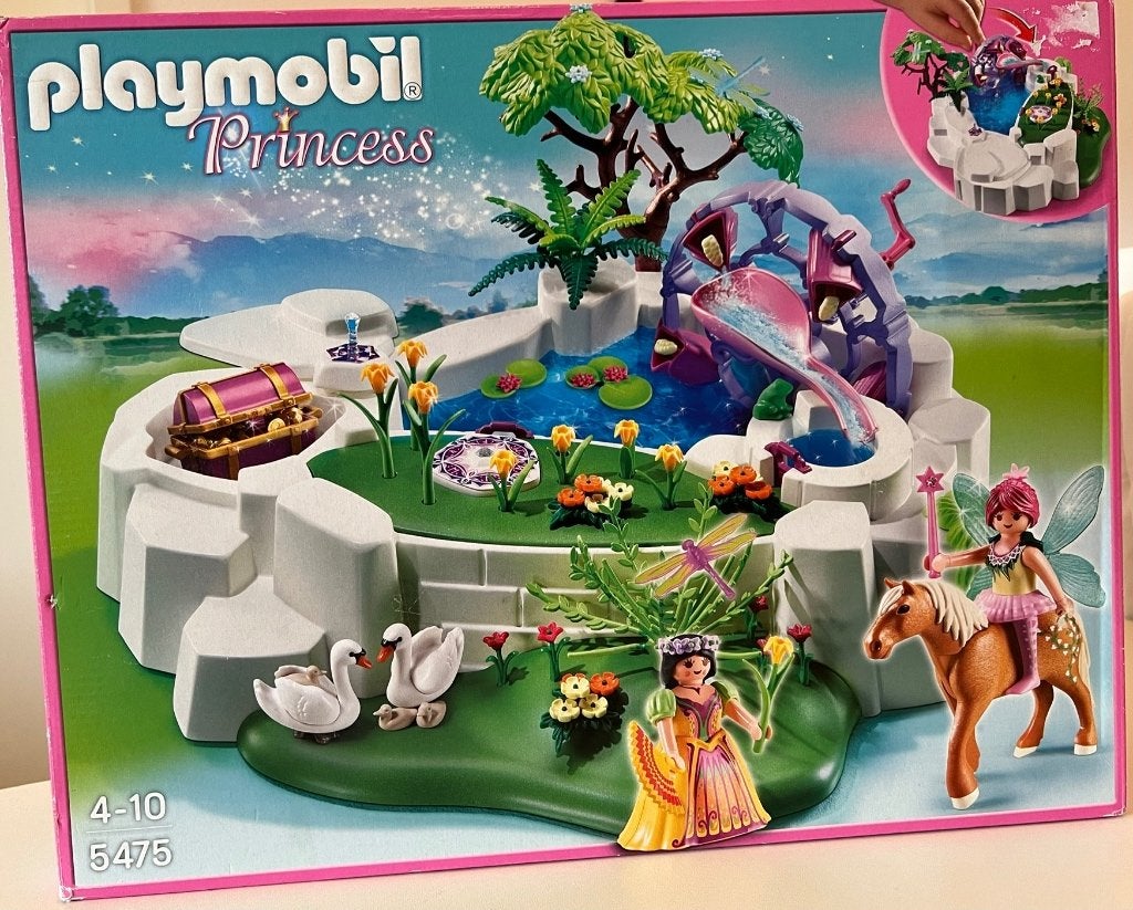 Playmobil Princess magische kristallenvijver 5475 in doos!, Ophalen of Verzenden, Zo goed als nieuw, Complete set