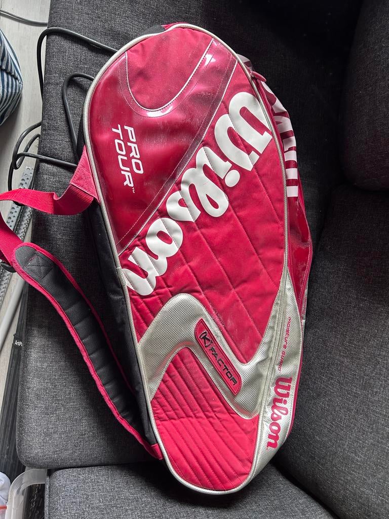 Wilson tennisracket tas voor meerdere rackets, Ophalen of Verzenden, Gebruikt, Tas, Wilson