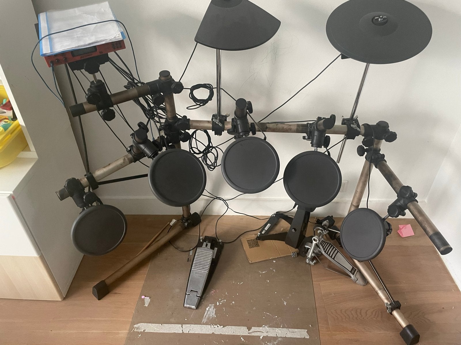Elektronisch drumstel - Compleet en in goede staat