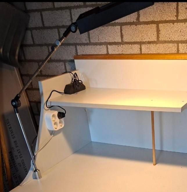 Bureaulamp met pl-lamp, Ophalen, Gebruikt