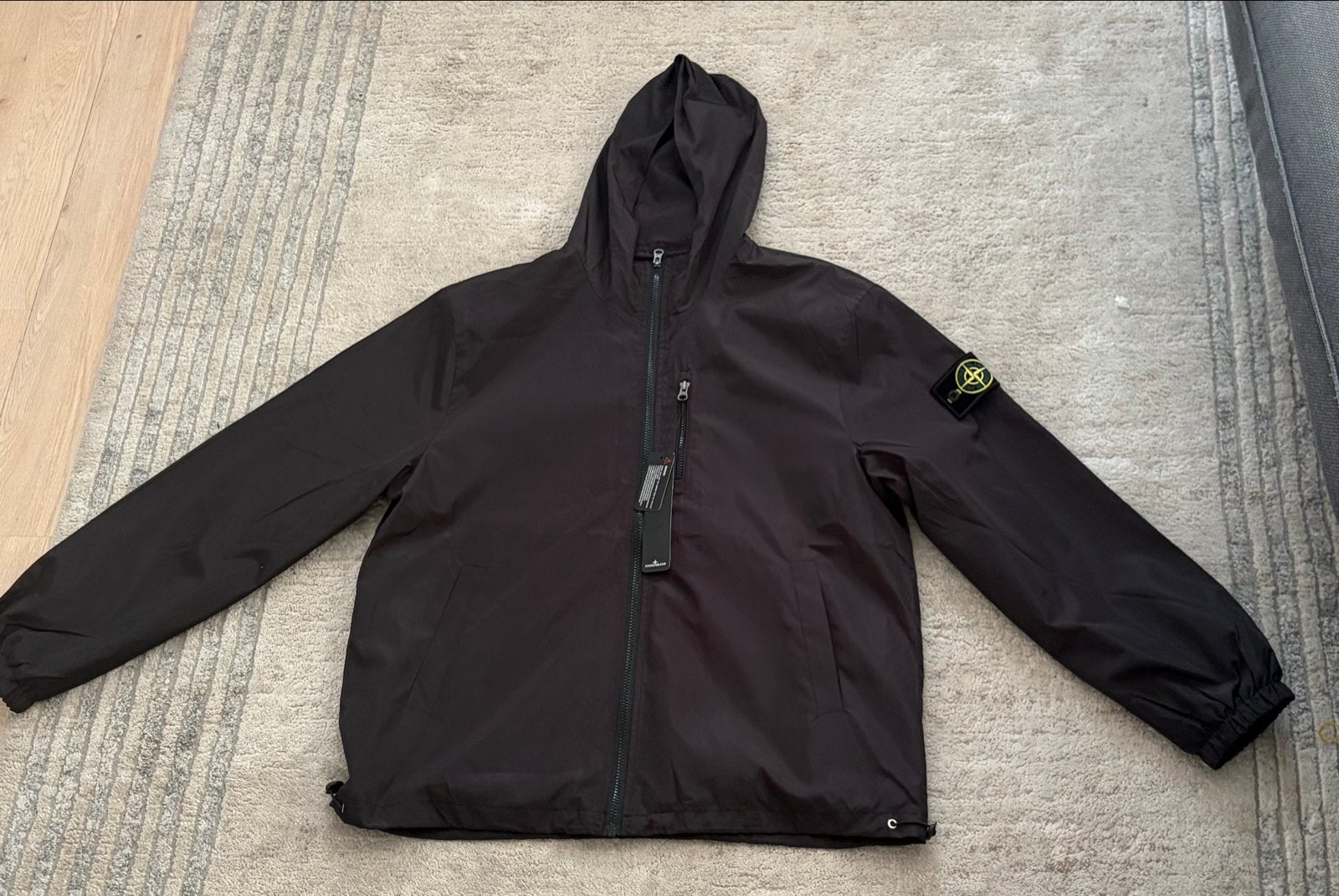 Stone Island Jas Zwart Maat XL - Nieuw met labels, Ophalen, Nieuw, Maat 56/58 (XL), Zwart