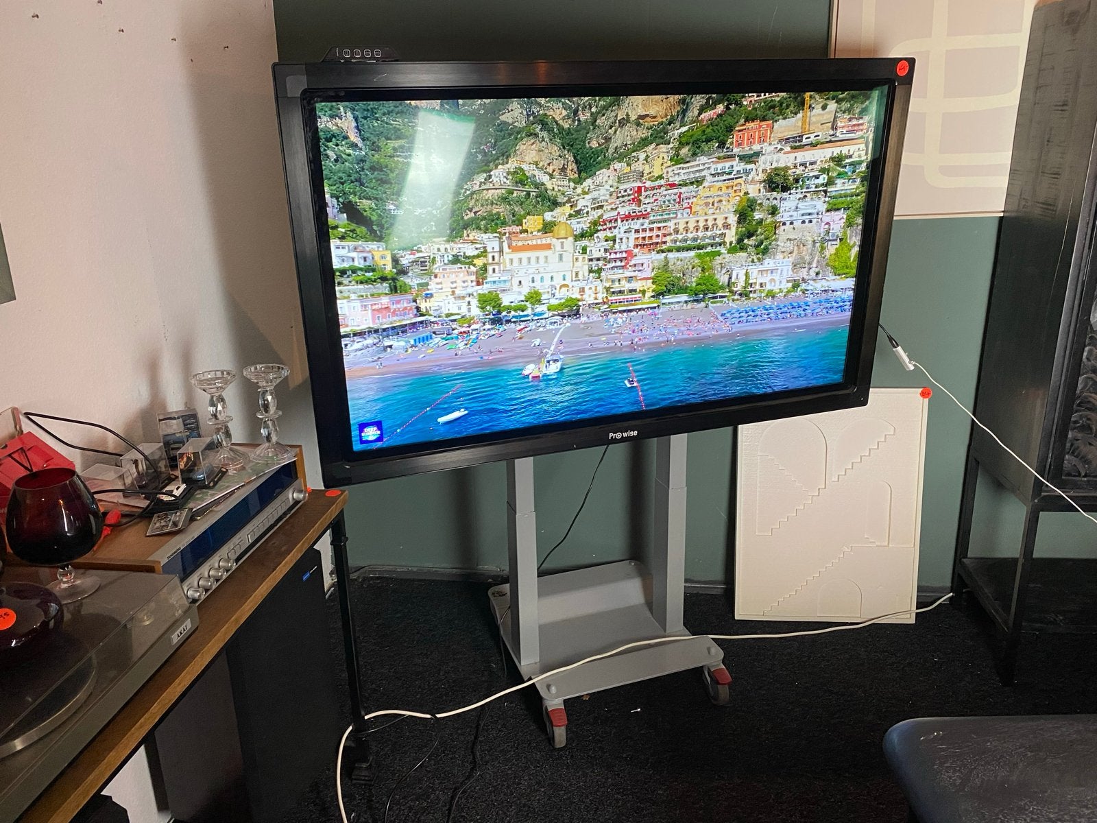 65 inch Prowise TV op verrijdbare standaard touchscreen, 50 Hz, 100 cm of meer, Full HD (1080p), Ophalen