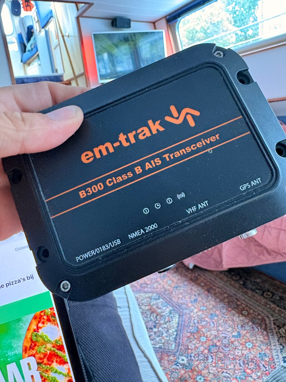 em-trak B300 Klasse B AIS Transceiver + ICP CON I-7561, Watersport en Boten, Ophalen of Verzenden, Gebruikt, Overige typen