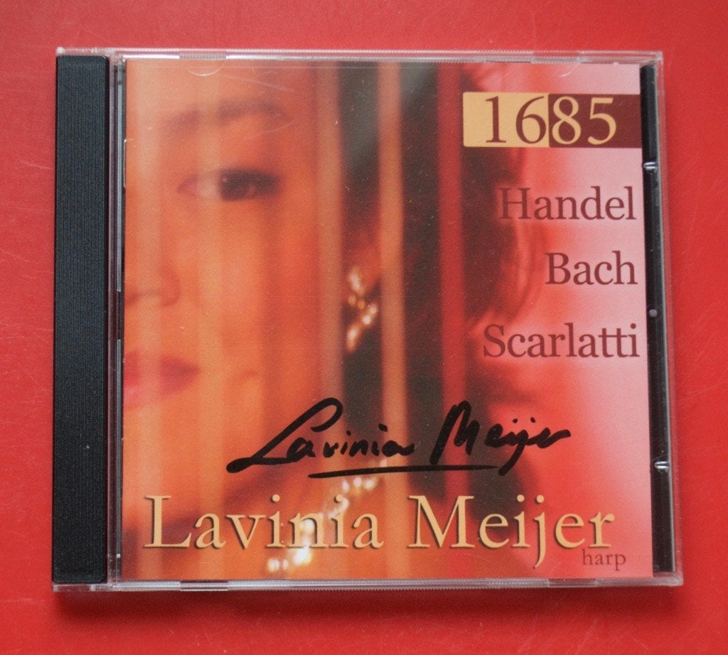 cd Lavinia Meijer 1685 uit 2004 met Bach, Handel, Scarlatti, Overige typen, Ophalen of Verzenden, Zo goed als nieuw, Gesigneerd