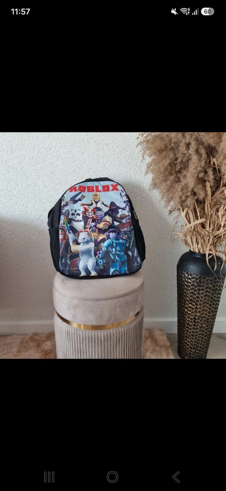 Mooie Roblox rugzak in zeer goede staat, Overige merken, Minder dan 30 cm, Ophalen of Verzenden, Minder dan 25 cm