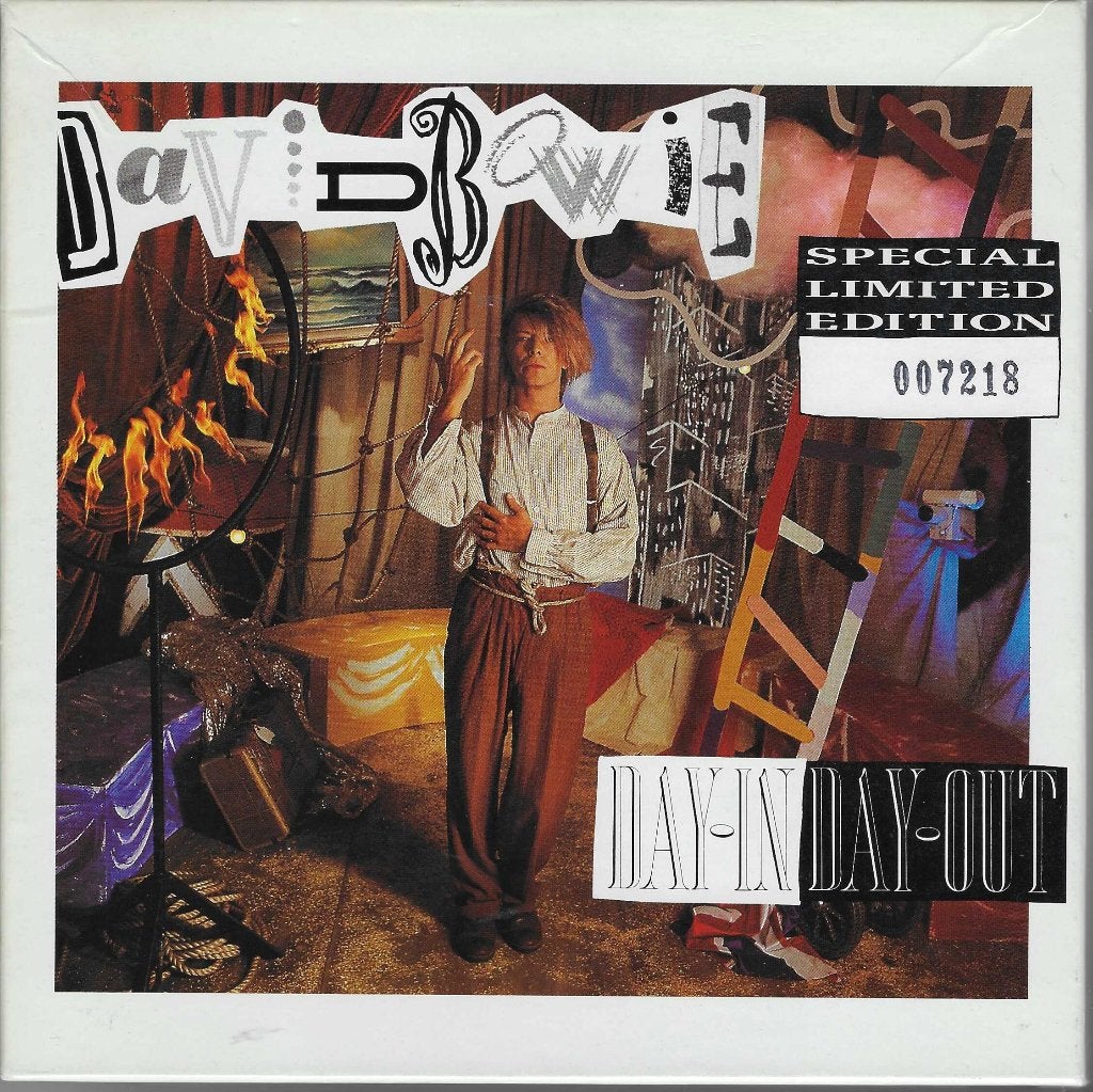 david bowie/day in day out-glam/punk/art-box set-rood vinyl, Boxset, Gebruikt, Verzenden, 7 inch