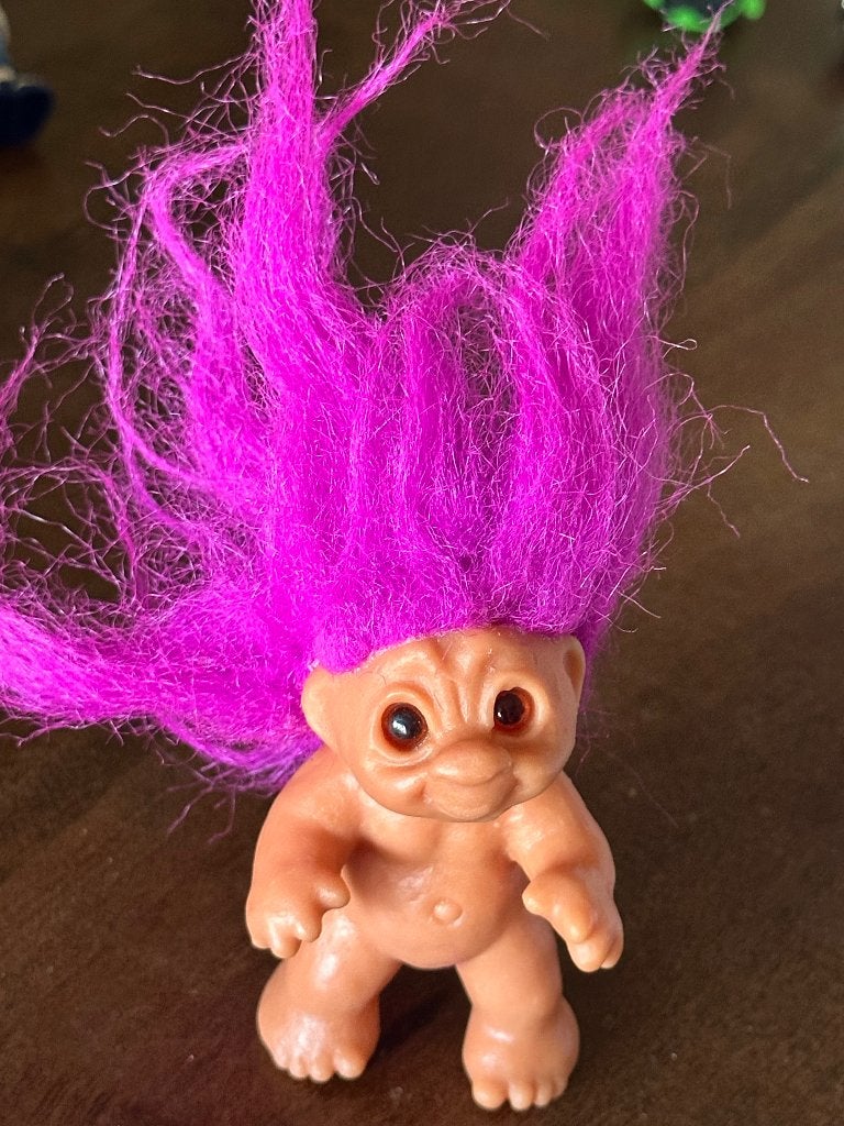 Purple Hair Troll Doll, Ophalen of Verzenden