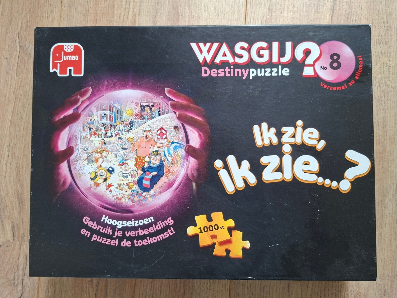 Wasgij puzzel hoogseizoen 1000 stukjes, Hobby en Vrije tijd, Ophalen, 500 t/m 1500 stukjes, Zo goed als nieuw