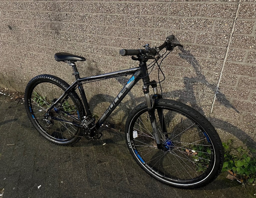 BULLS Bushtail Mountainbike – Zwart/Blauw, Ophalen, Gebruikt, Overige merken