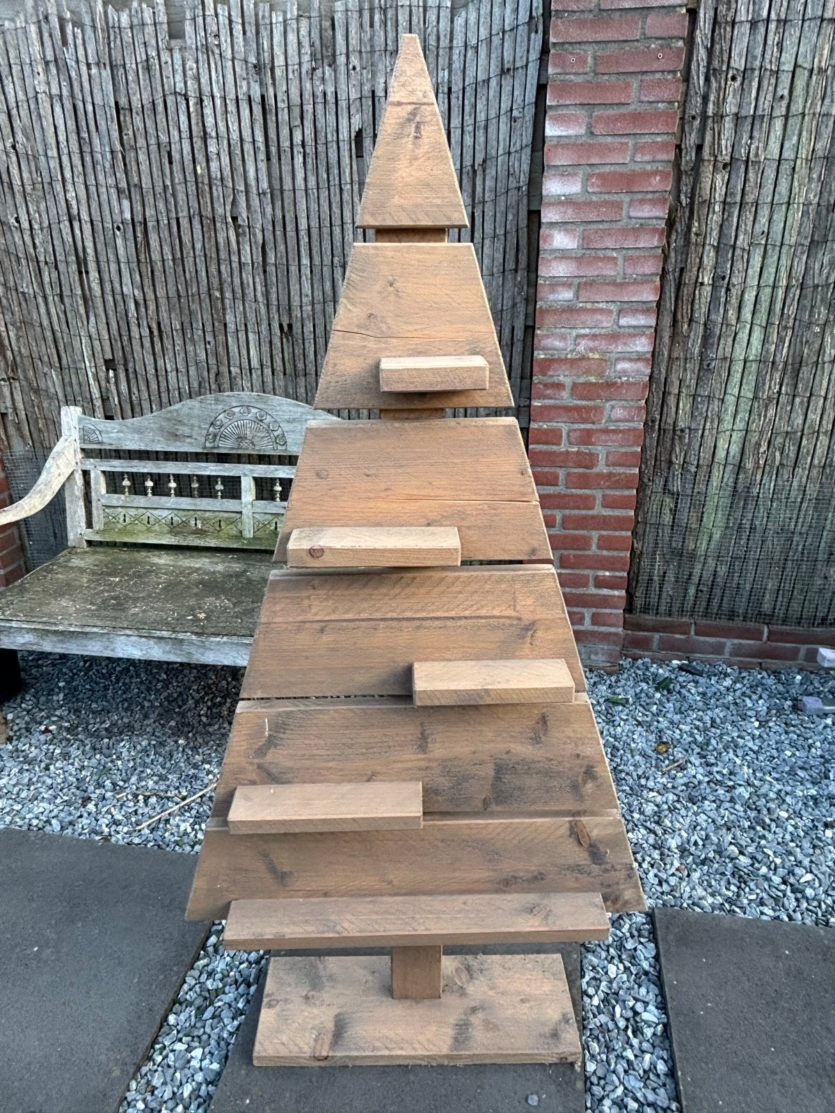 Mooie houten kerstboom met schapjes, Diversen, Ophalen of Verzenden